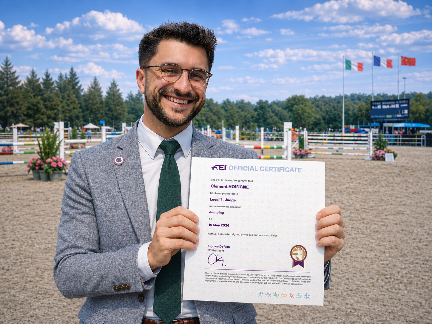 Une nouvelle étape : Juge International FEI Level 1 en saut d'obstacles